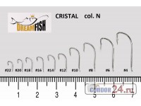Крючки Dream Fish Cristal 811-N, уп. 25 шт.